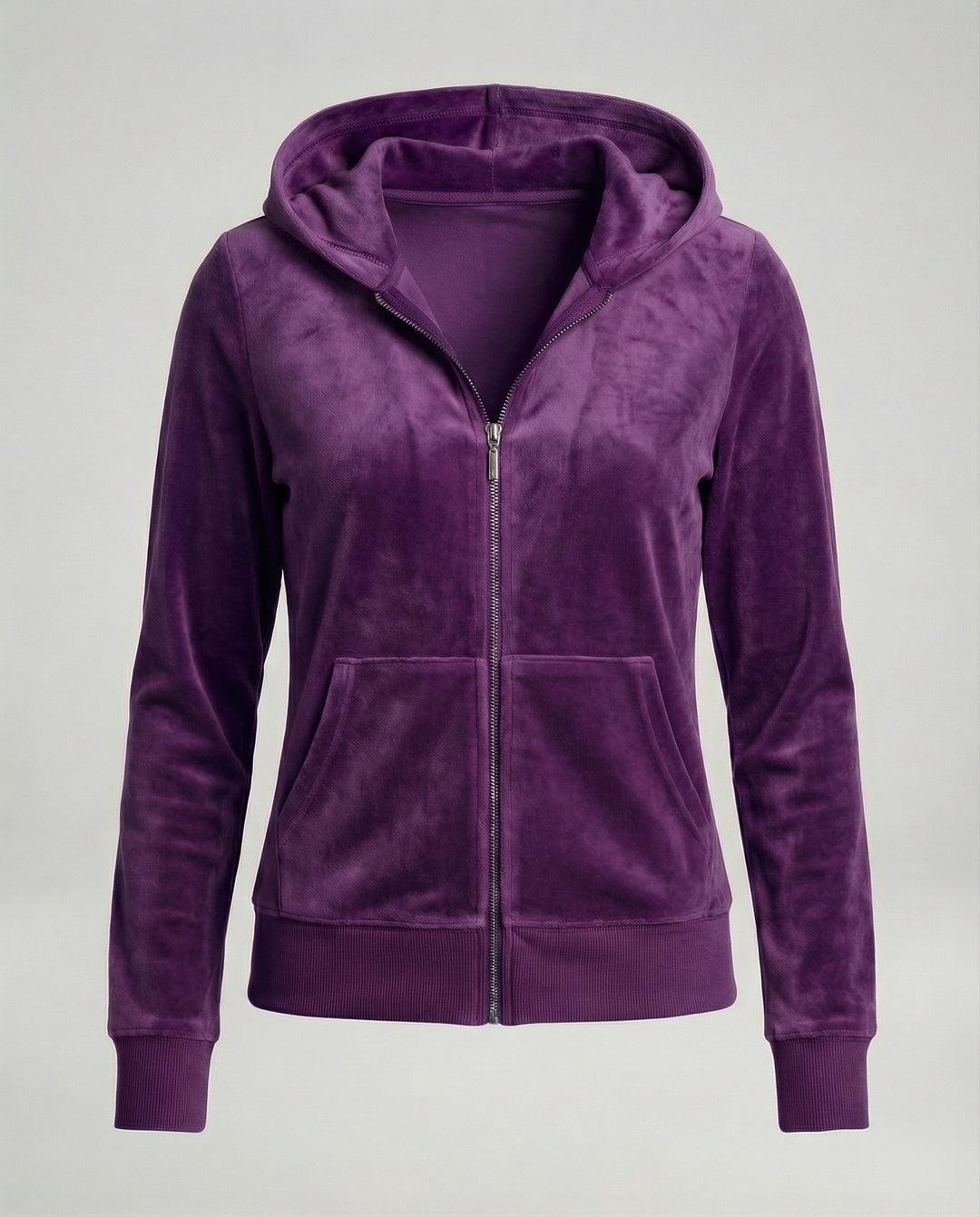 Freizeitkleidung Damen Velours Joggingjacke
