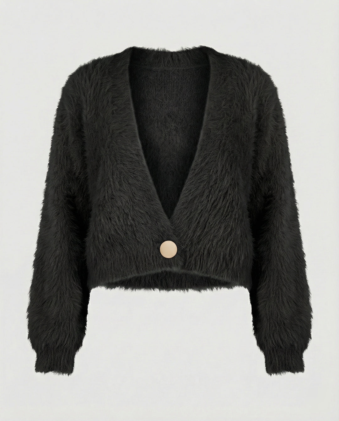 Strickjacke Damen flauschig oversized aus weichem Material