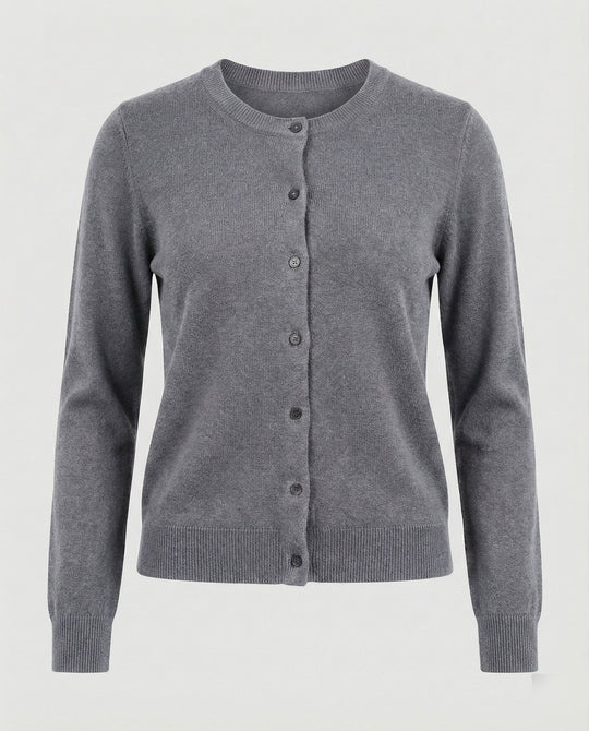 Damen Feinstrick Cardigan mit Knopfleiste und weichem Material R&B