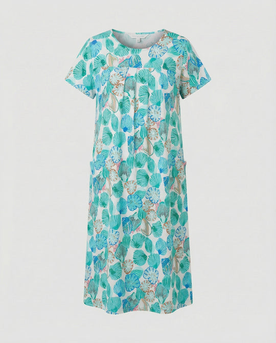 Luftiges Midikleid Damen Mit Taschen