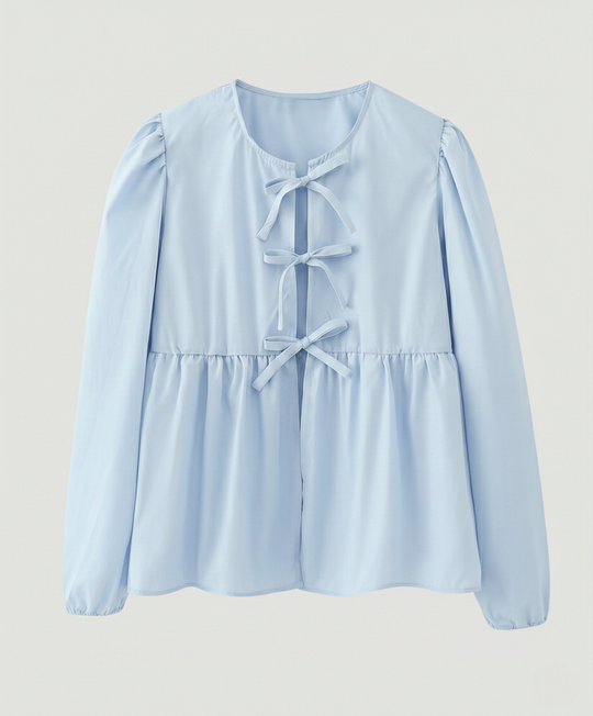 Bluse Damen Viskose Gemustert