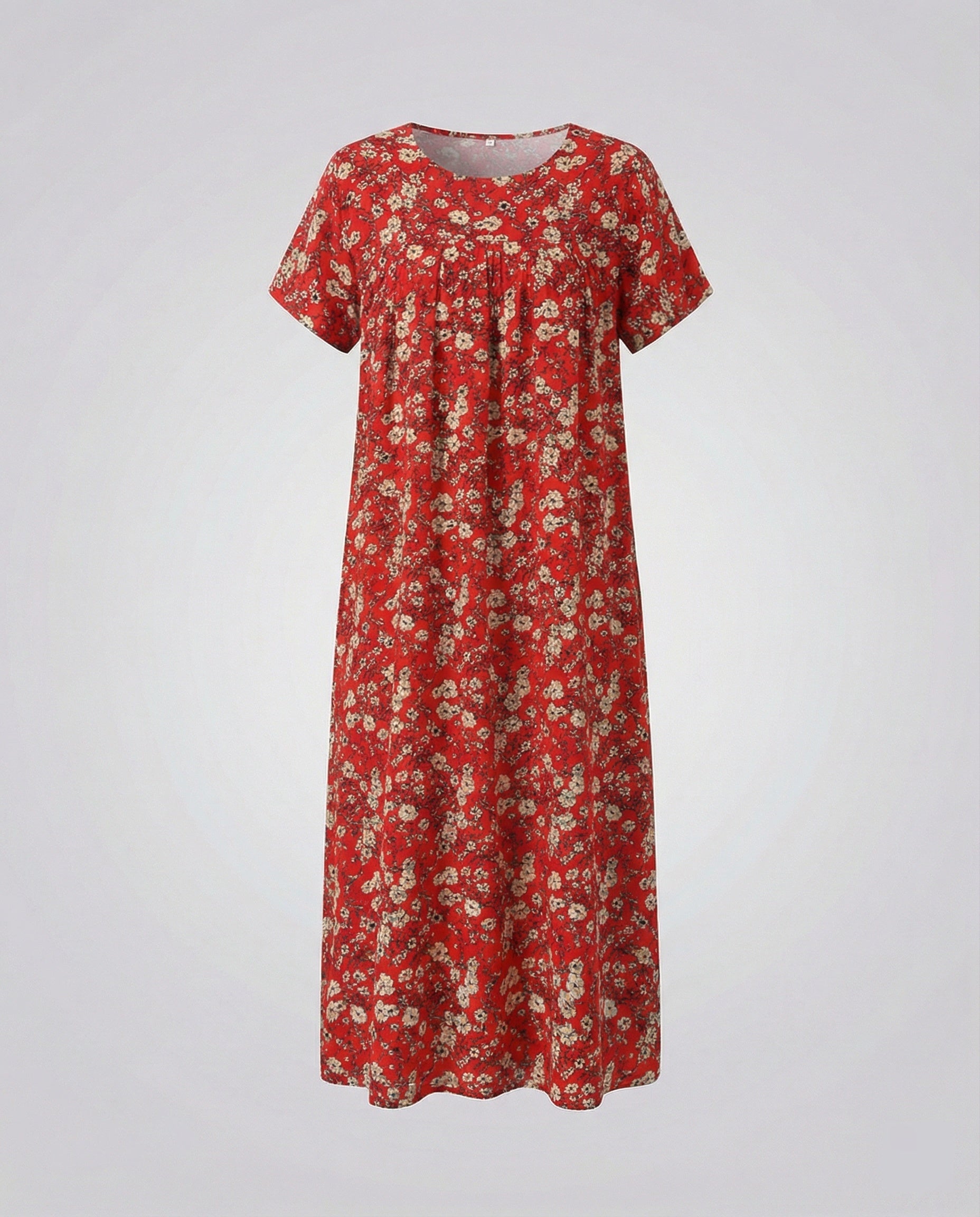 Luftiges Midikleid Damen Mit Taschen