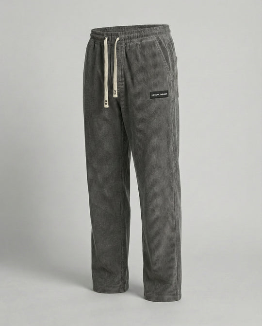 Herren Cordhose weit mit Kordelzug