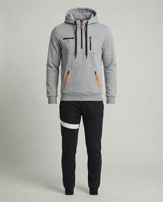 Herren sportliches Hoodie- und Jogginghosen-Set R&B