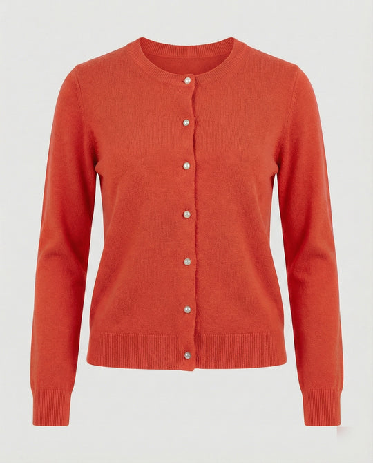 Damen Feinstrick Cardigan mit Knopfleiste und weichem Material R&B