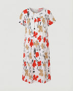 Luftiges Midikleid Damen Mit Taschen