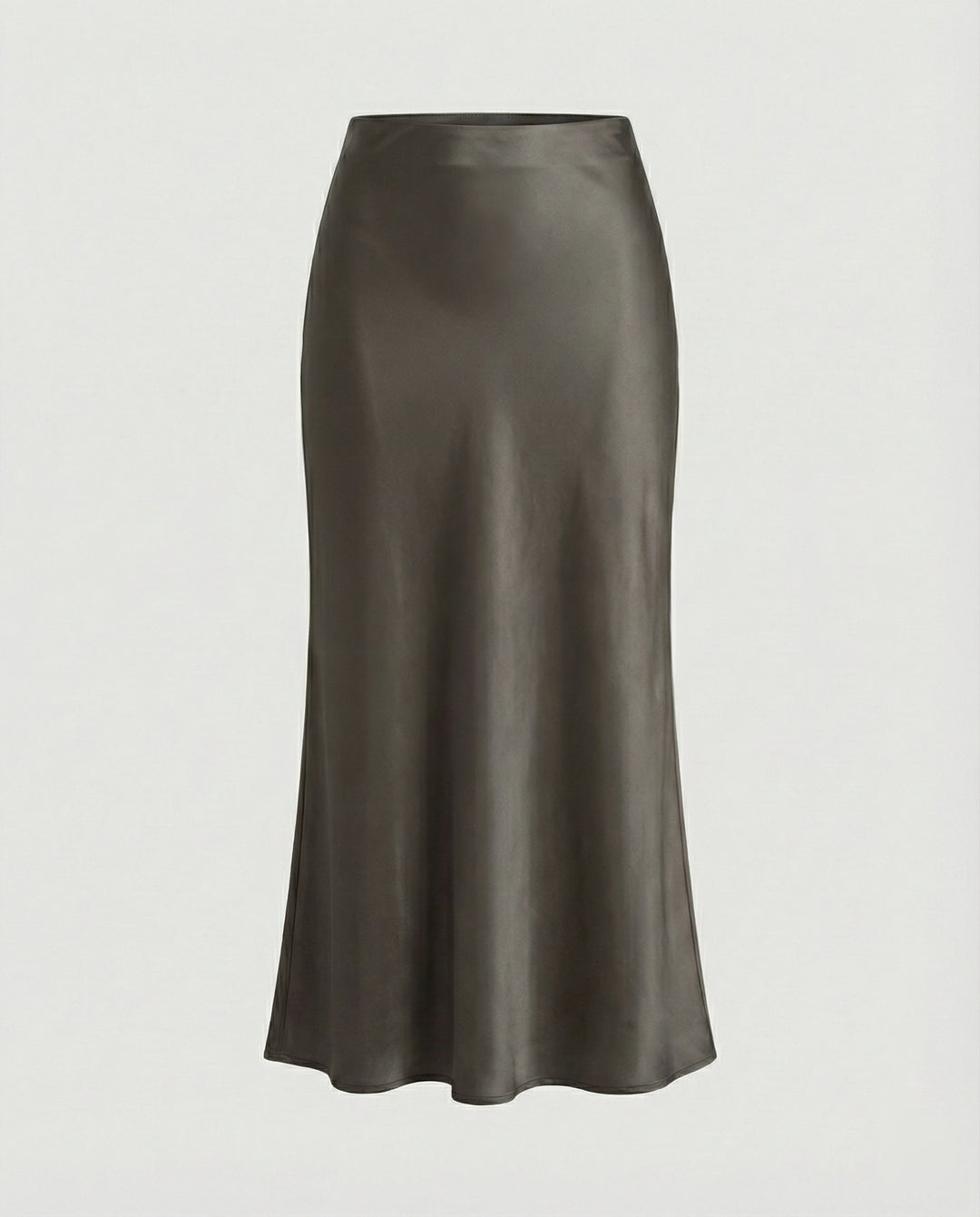 Damen Longskirt aus glattem Satin von R&B