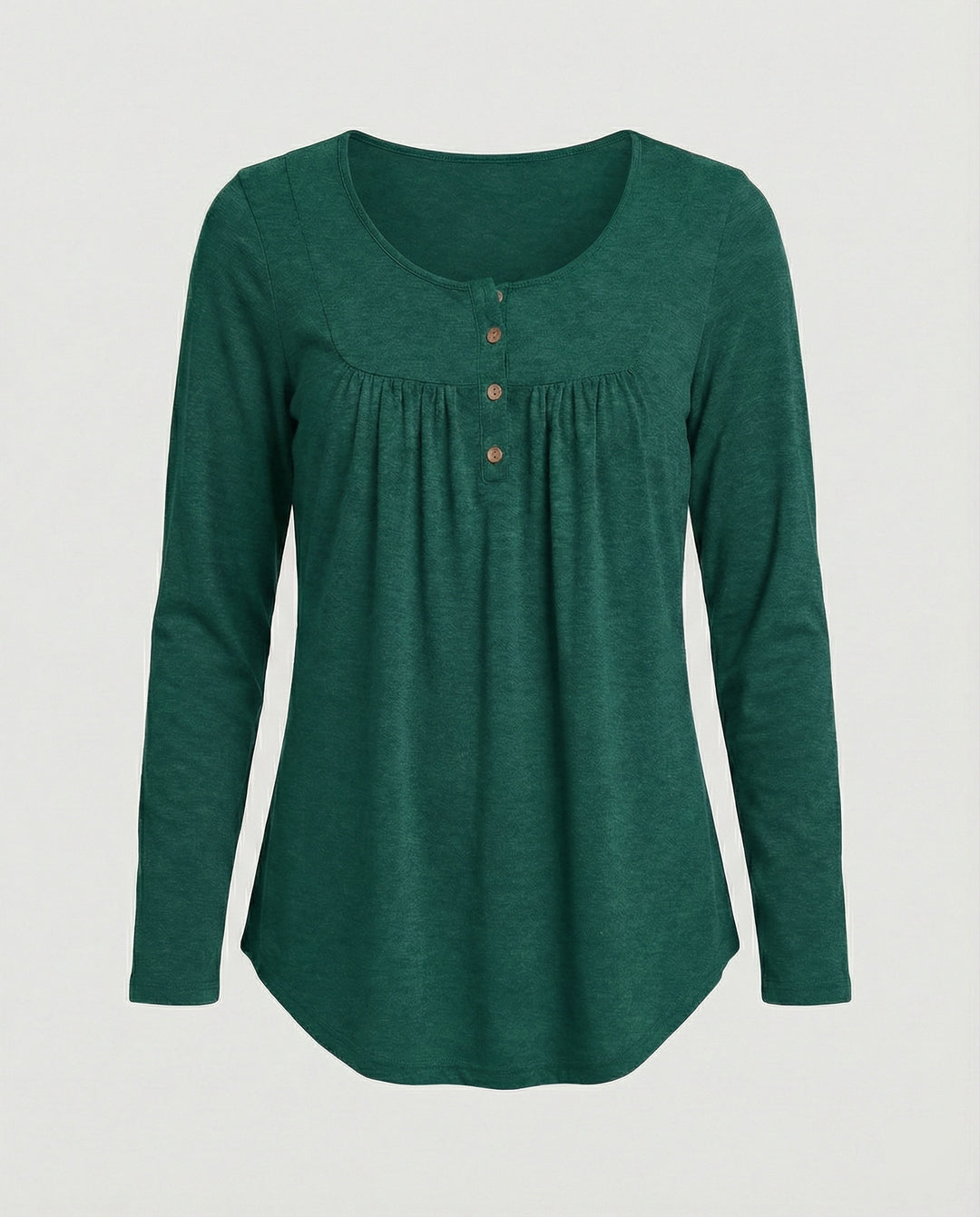 Damen Tunika Damen Langarm Henley