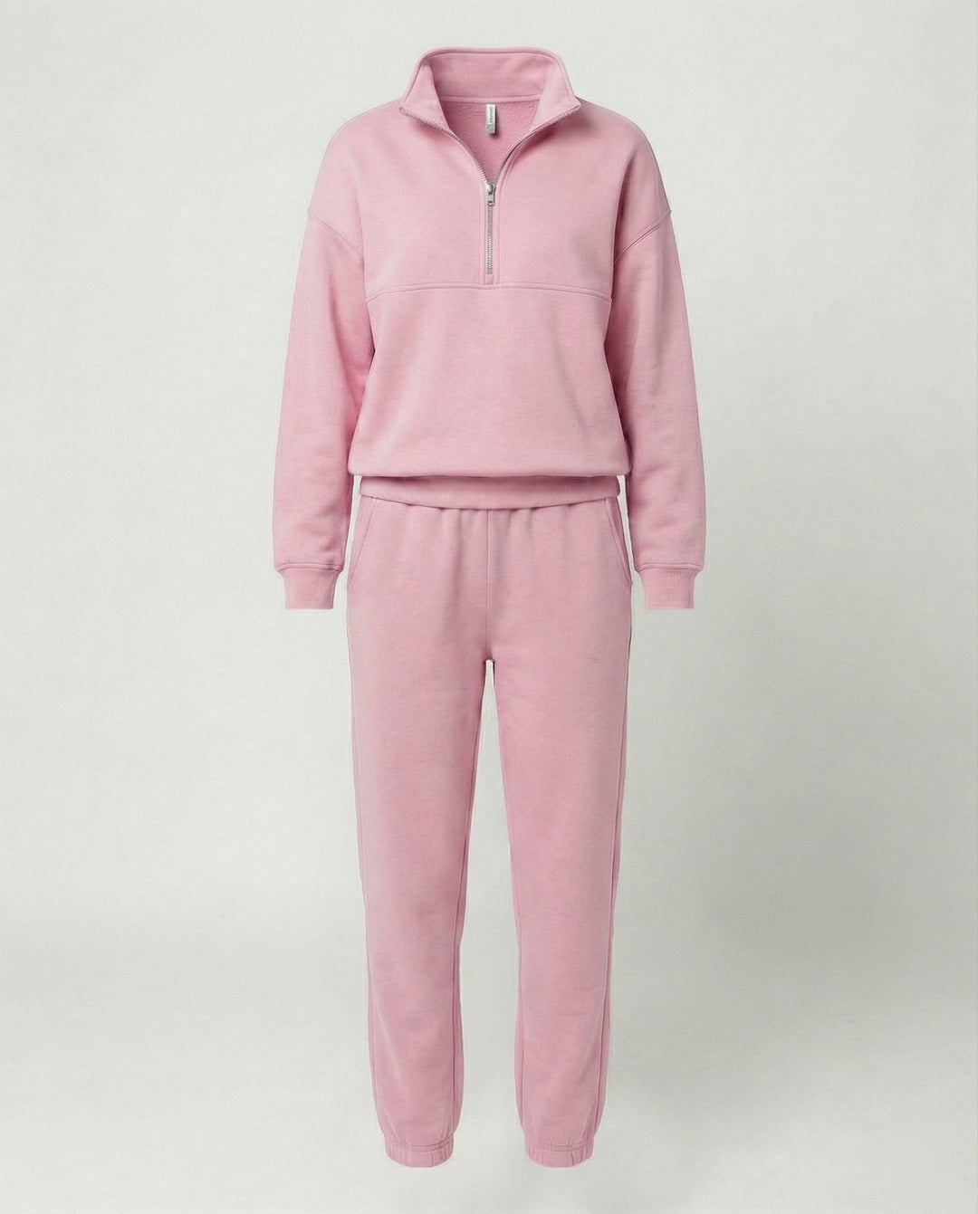 Jogginganzug Damen sportlich mit Zip-Hoodie und Jogginghose