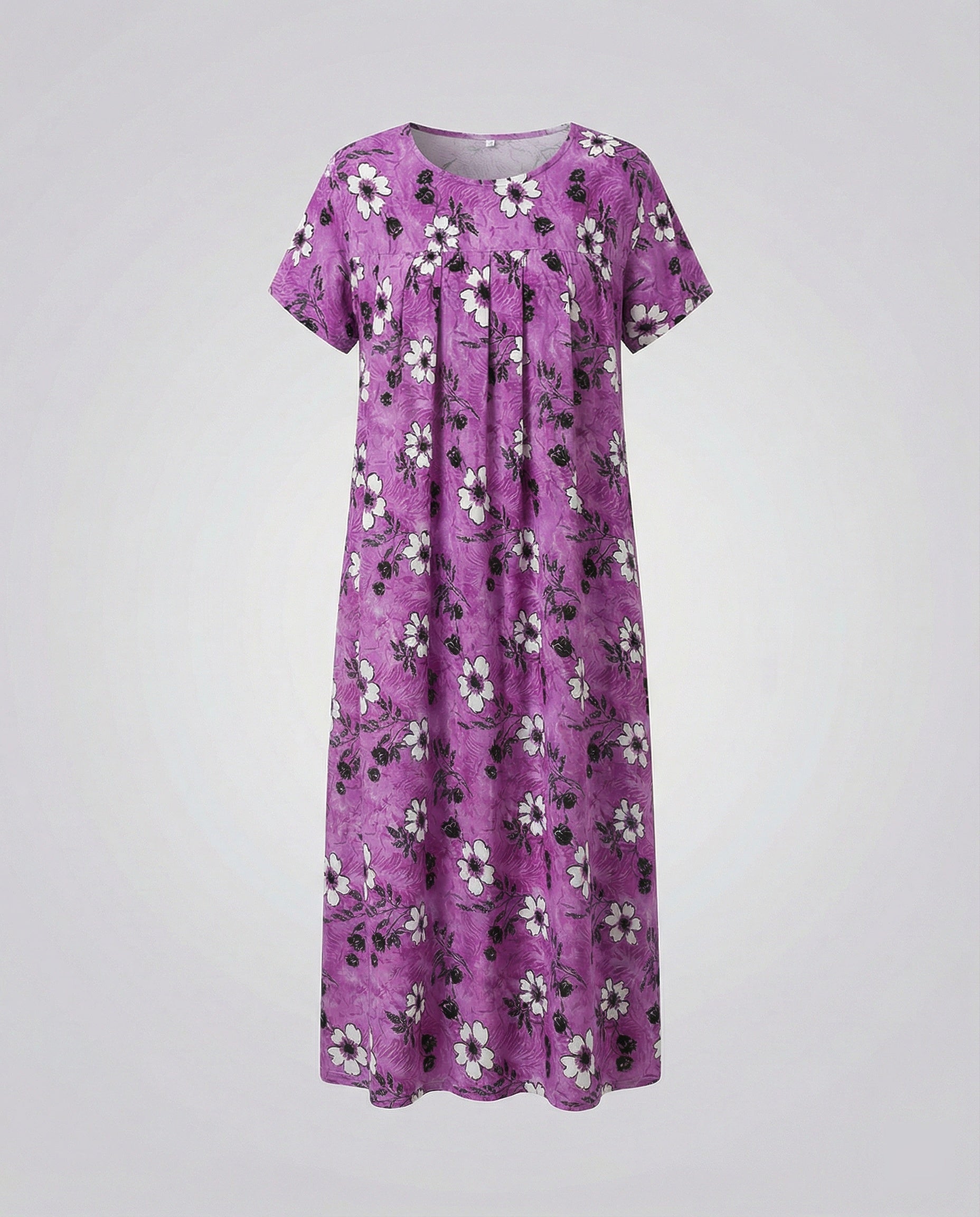 Luftiges Midikleid Damen Mit Taschen