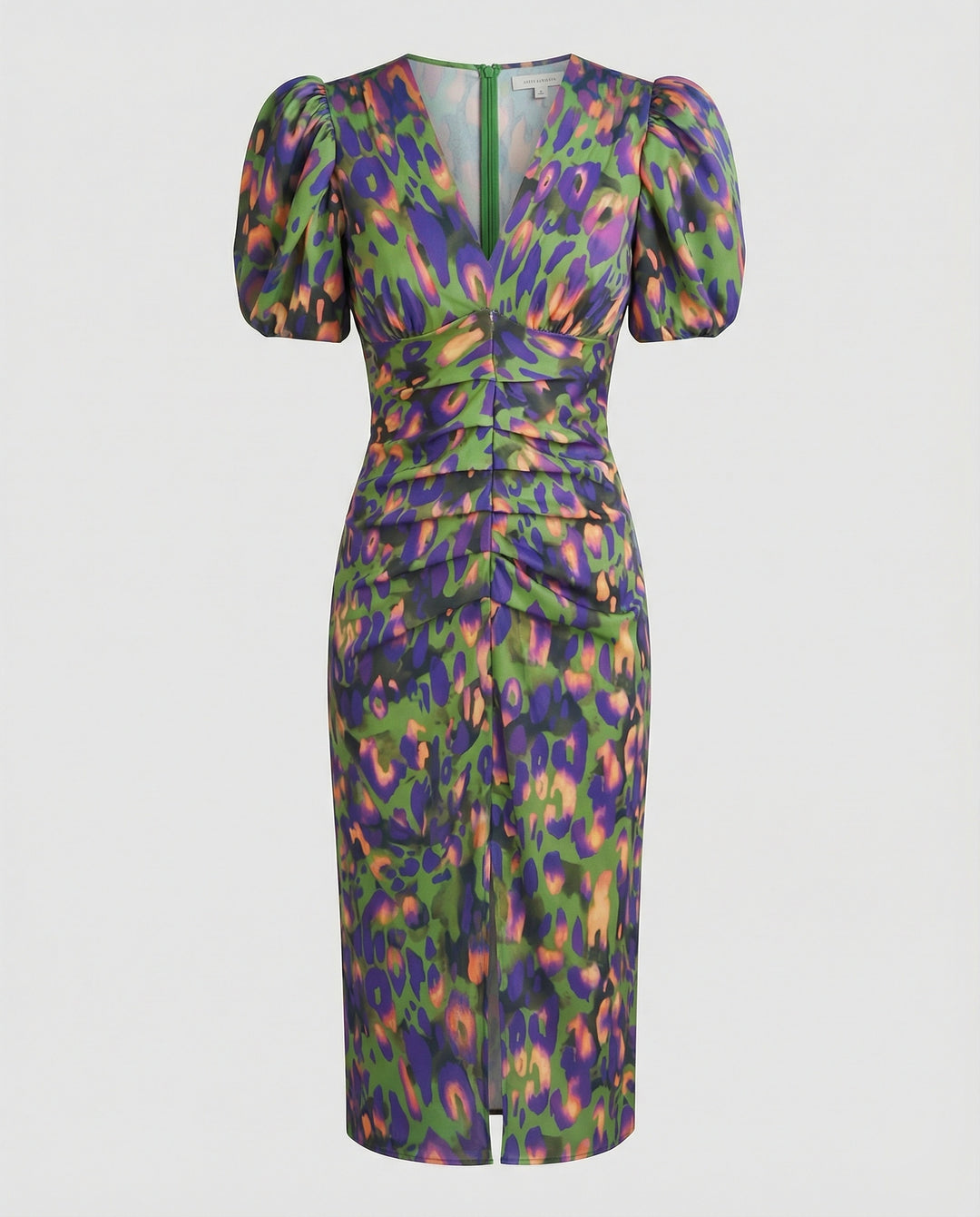 Damen Abendkleid mit voluminösen Puffärmeln R&B