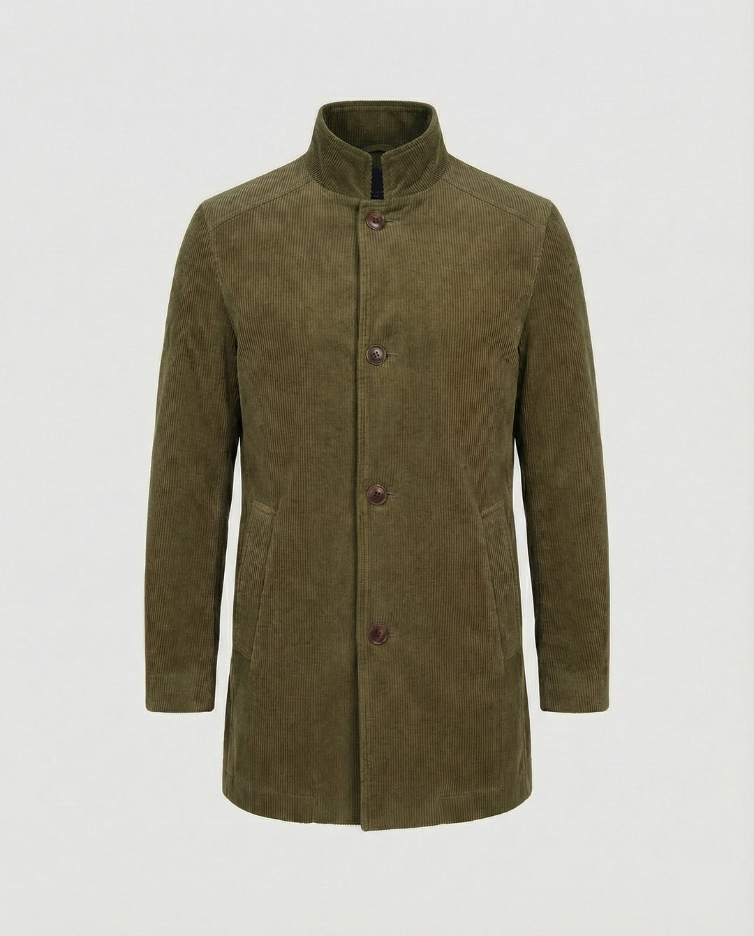Herren Cordjacke mit hohem Kragen