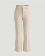 Damen Flared Stoffhose