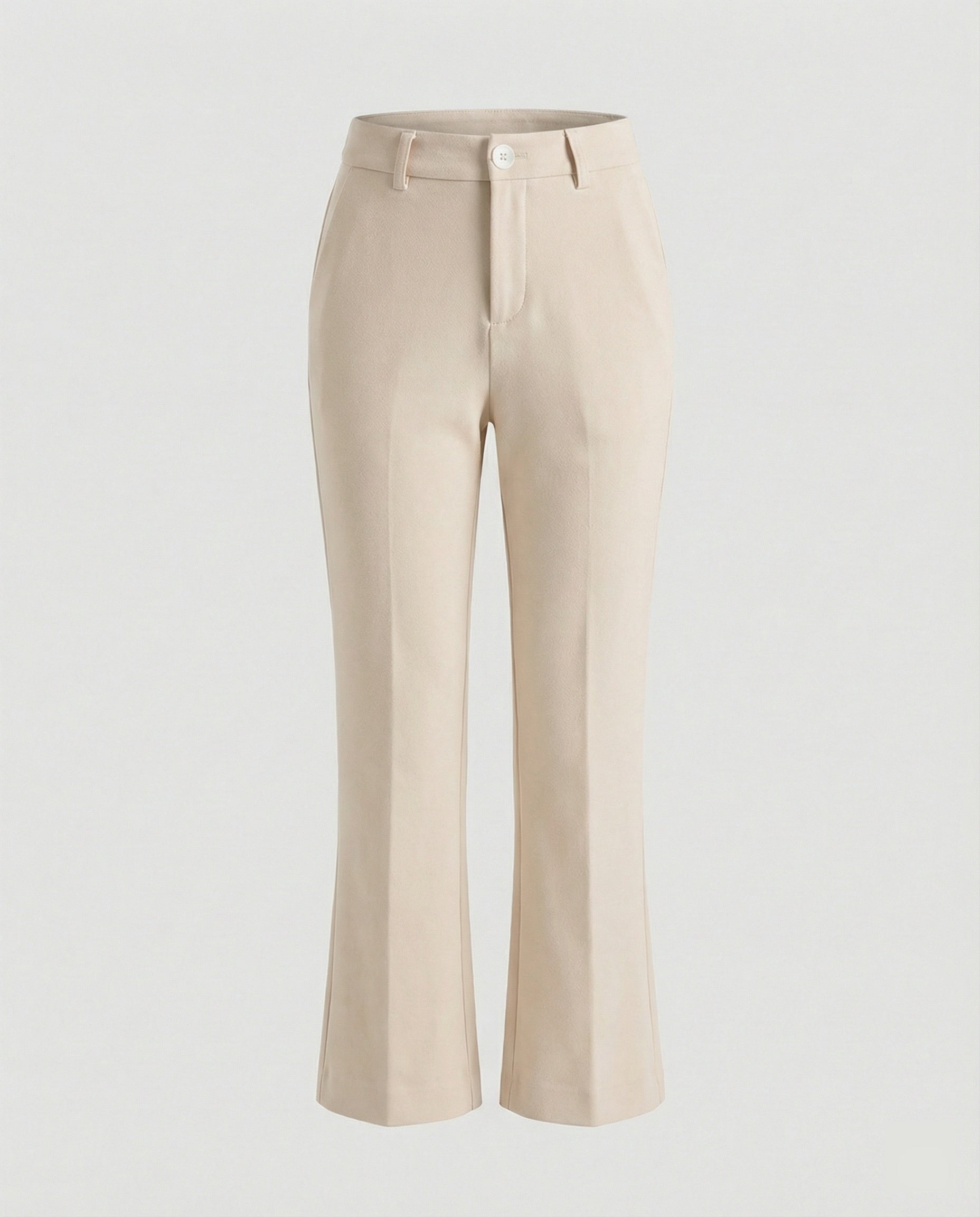 Damen Flared Stoffhose