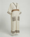 Leinen Kaftan Maxikleid Damen