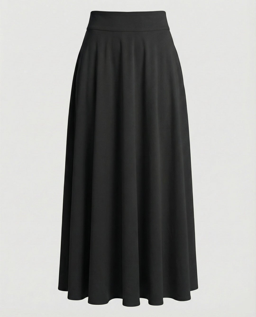 Damen Luftiger Maxi-Rock mit hohem Taillenbund R&B