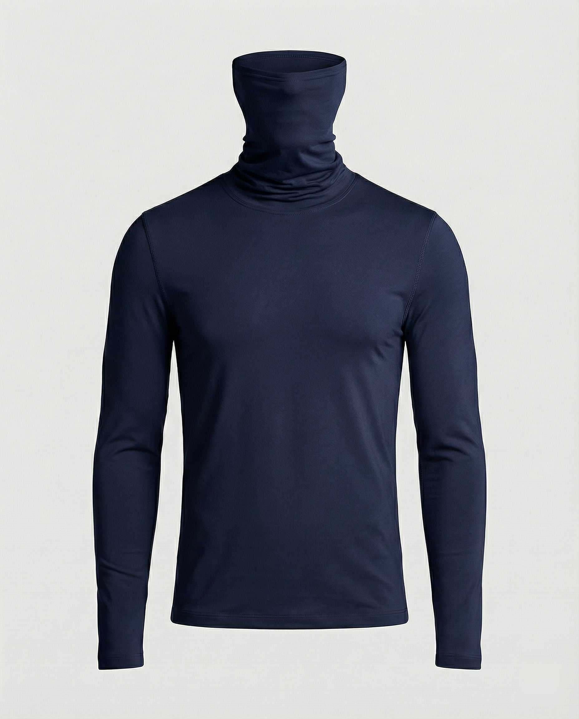 Herren Funktionsshirt mit hohem Kragen und innovativem Feuchtigkeitsmanagement R&B