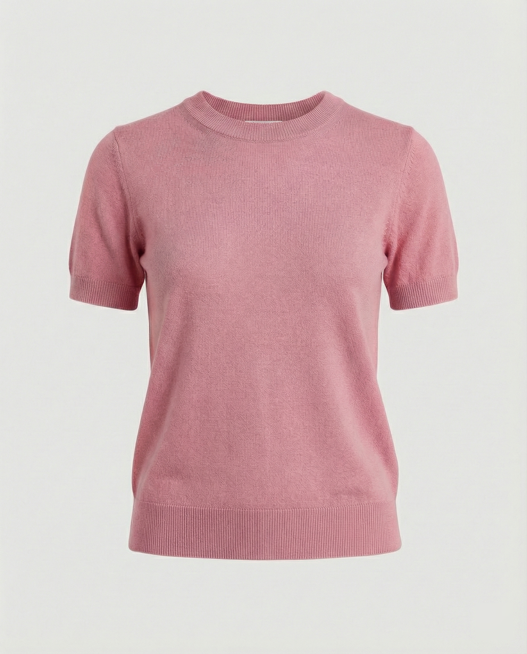 Damen Feinstrickpullover mit Kurzarmiger Silhouette und Weich Fließendem Material R&B