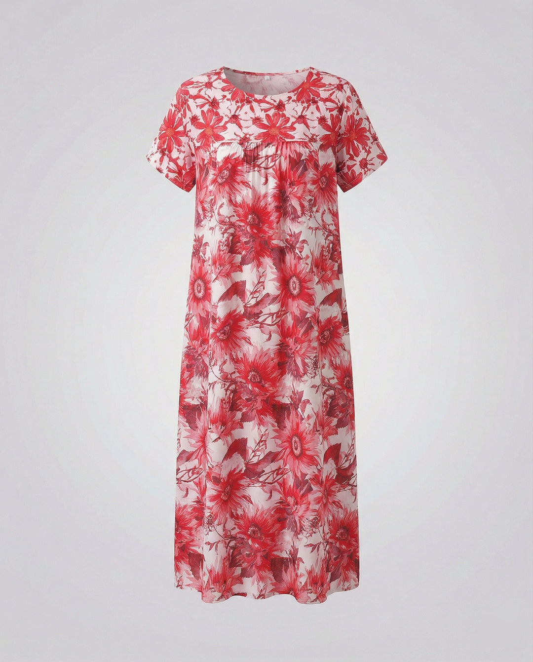 Luftiges Midikleid Damen Mit Taschen