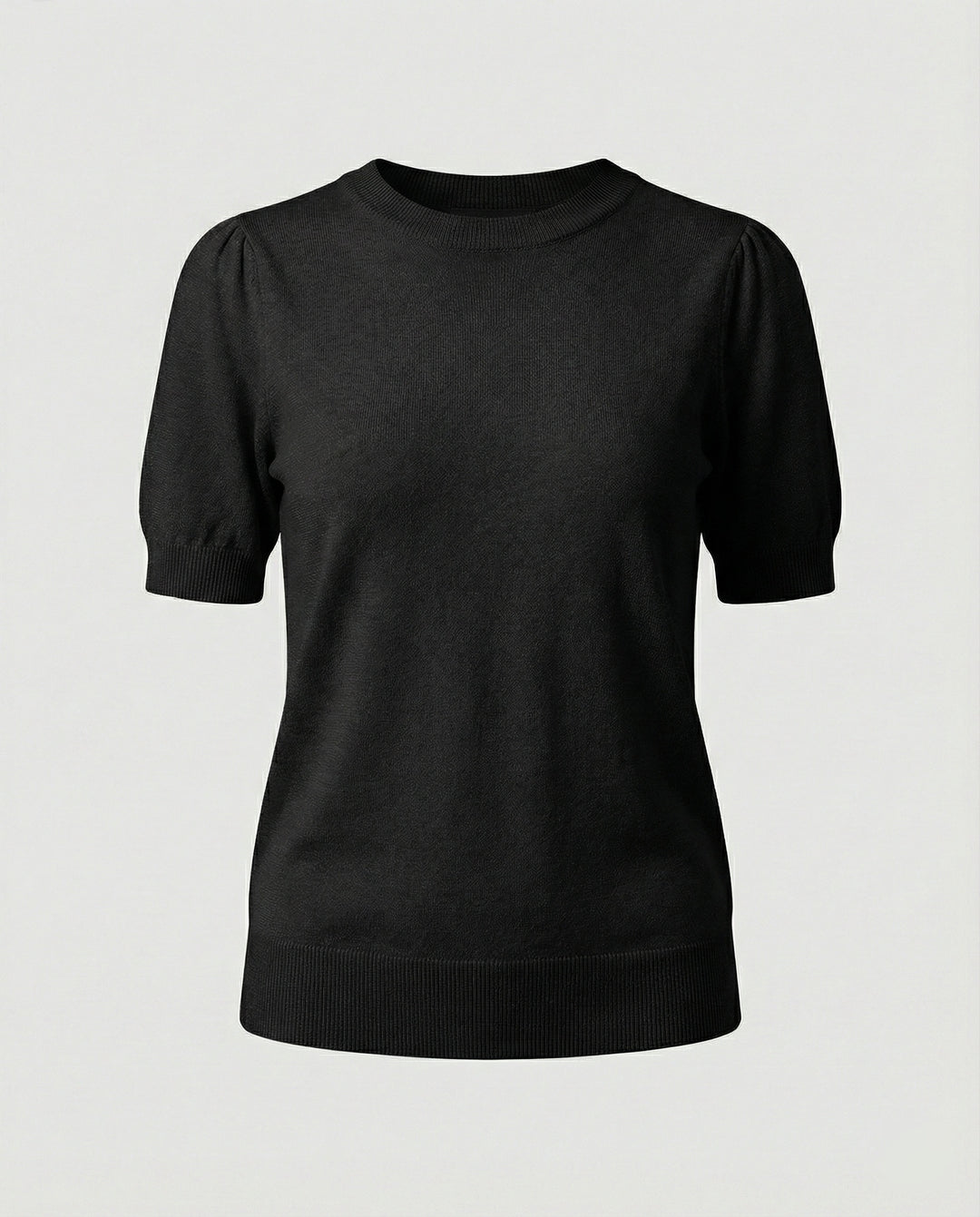 Damen Baumwollpullover mit kurzem Arm R&B