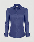 Damen Hemdbluse Stretch tailliert