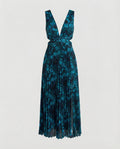 Plissiertes Maxikleid Mit Cut Outs Damen