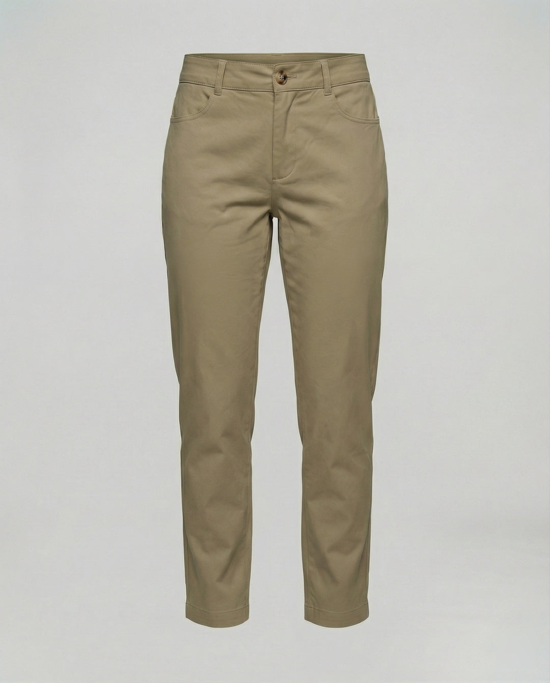 Damen Chino Stoffhose mit elastischem Bund und Seitentaschen