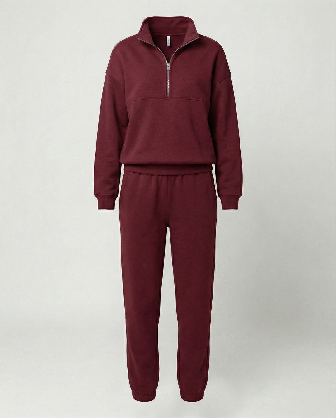 Jogginganzug Damen sportlich mit Zip-Hoodie und Jogginghose