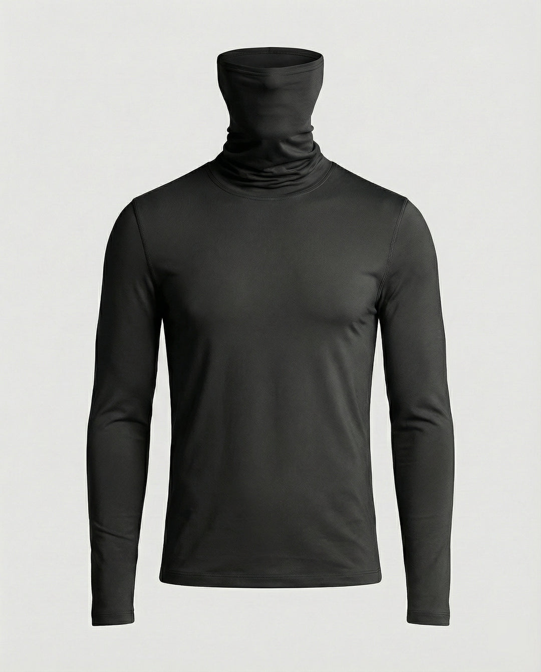 Herren Funktionsshirt mit hohem Kragen und innovativem Feuchtigkeitsmanagement R&B