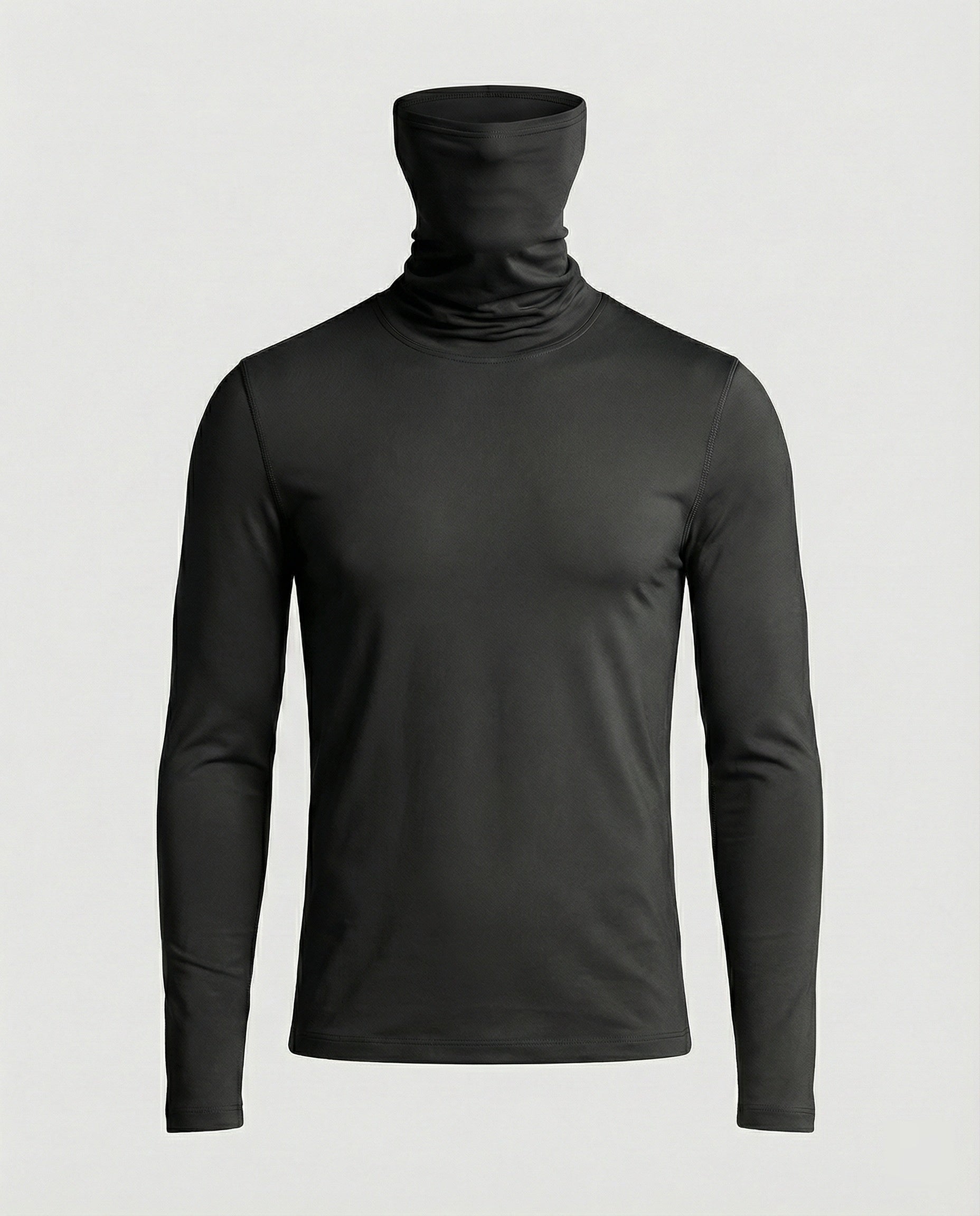 Herren Funktionsshirt mit hohem Kragen und innovativem Feuchtigkeitsmanagement R&B