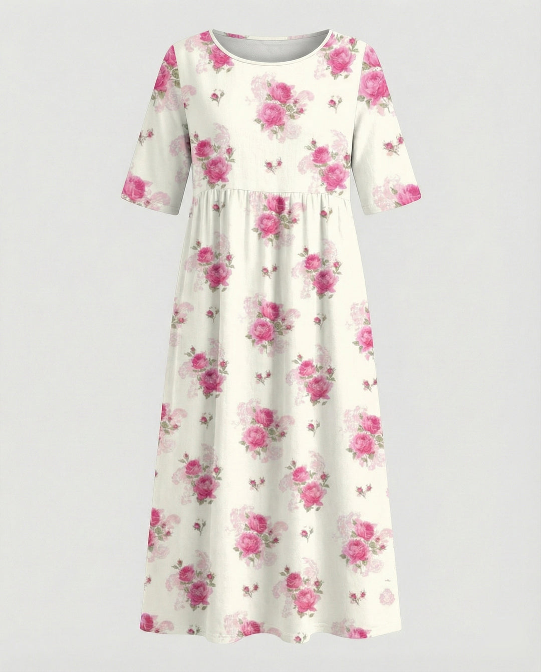 Damen Maxikleid mit Taschen luftig