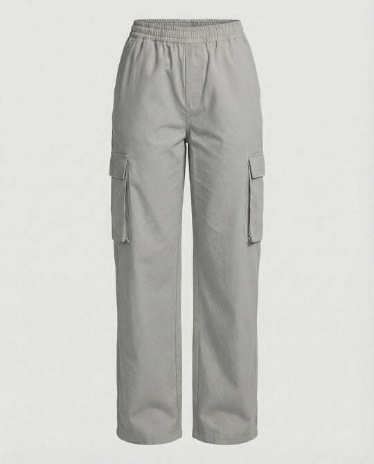 Damen Cargo-Hose mit elastischem Bund und praktischen Seitentaschen R&B