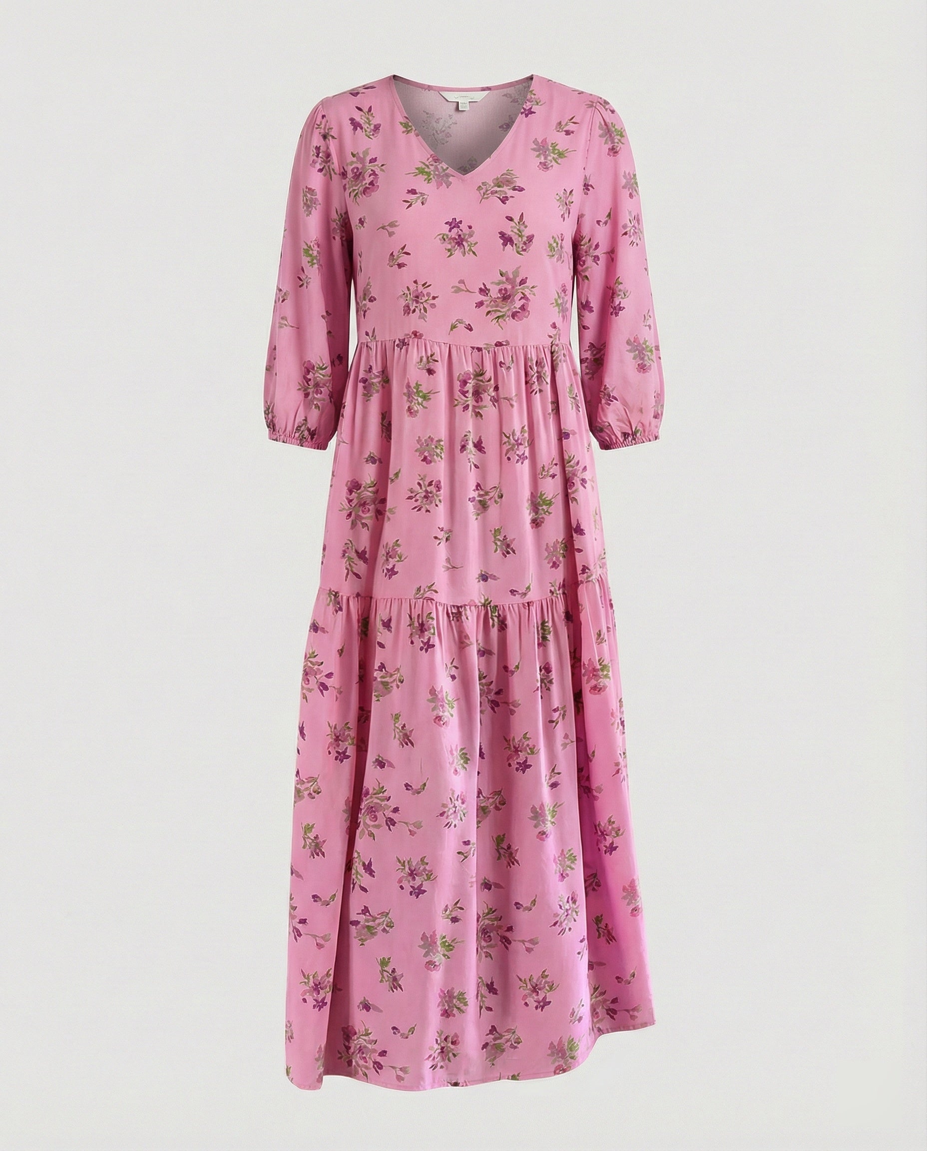 Damen Midikleid Sommer Stufenrock