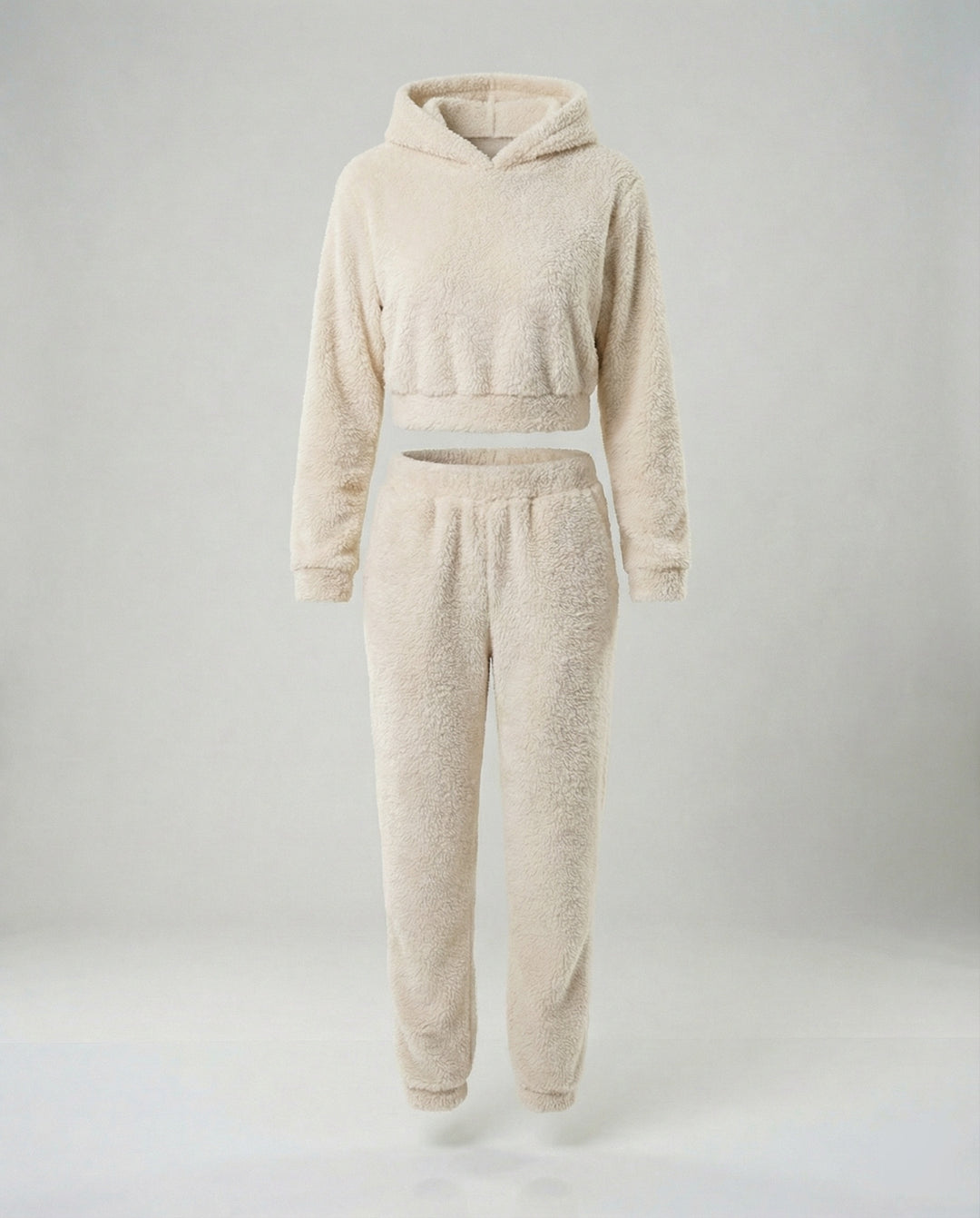 Damen Lounge-Anzug mit Cropped Jacke