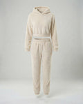 Damen Lounge-Anzug mit Cropped Jacke