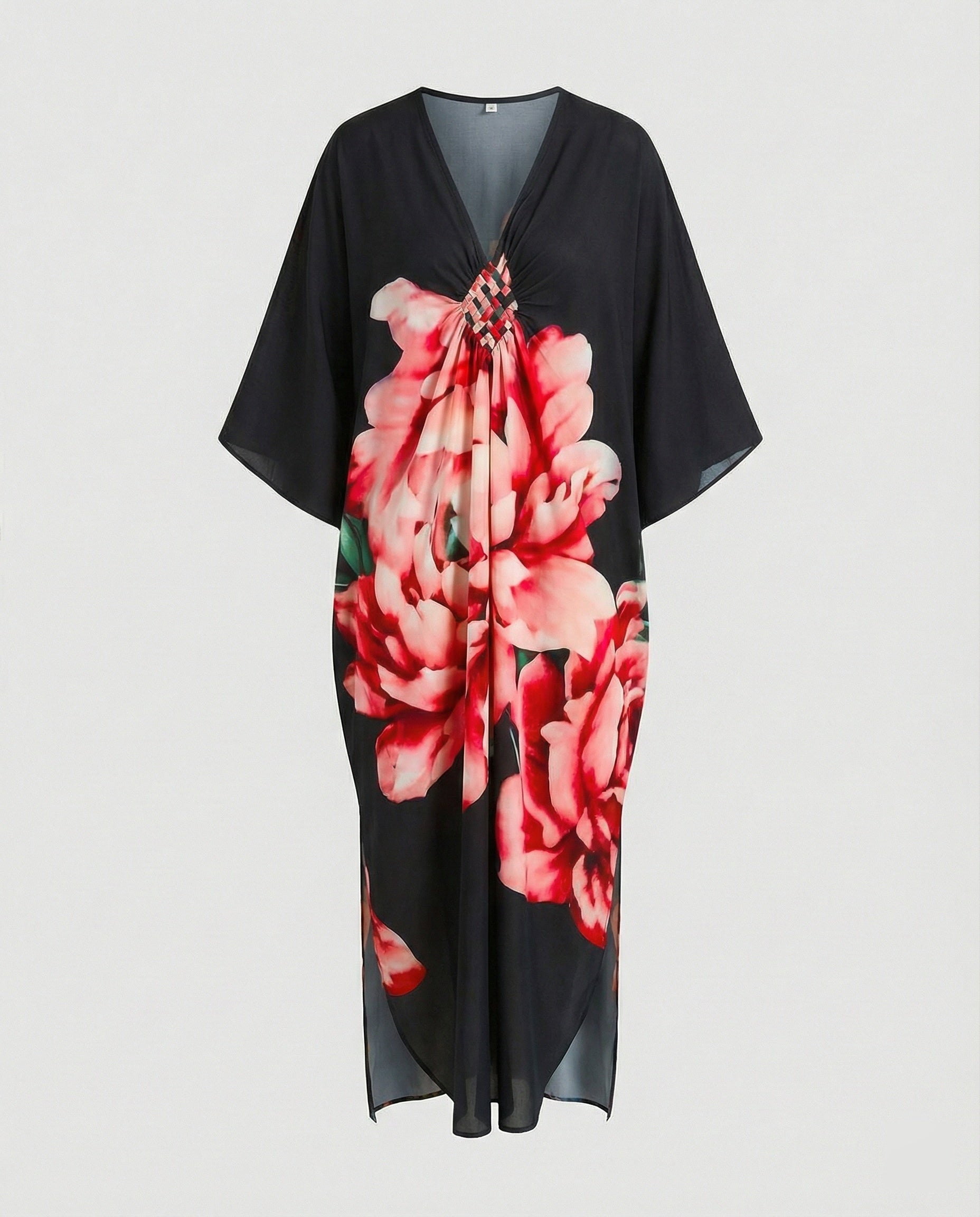 Damen Maxikleid Kaftan Sommer