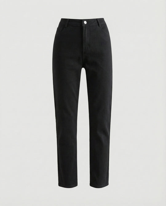 Damen Stoffhose schmal geschnitten mit elegantem Schnitt