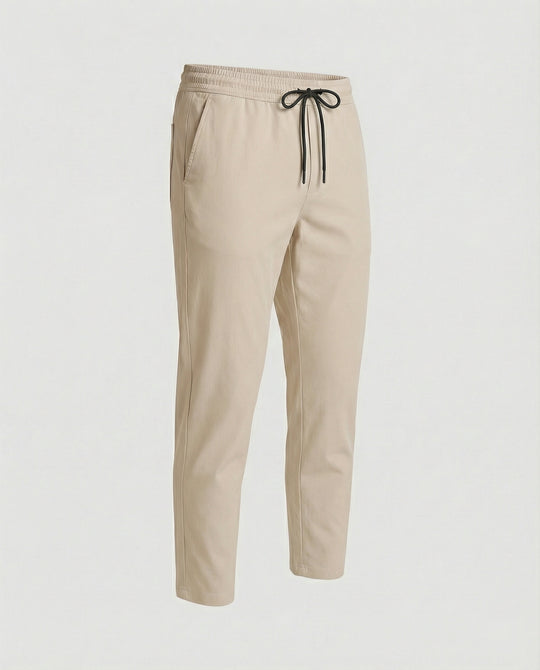 Herren leichte Freizeit-Hose mit verstellbarem Bund und modernen Seitentaschen R&B