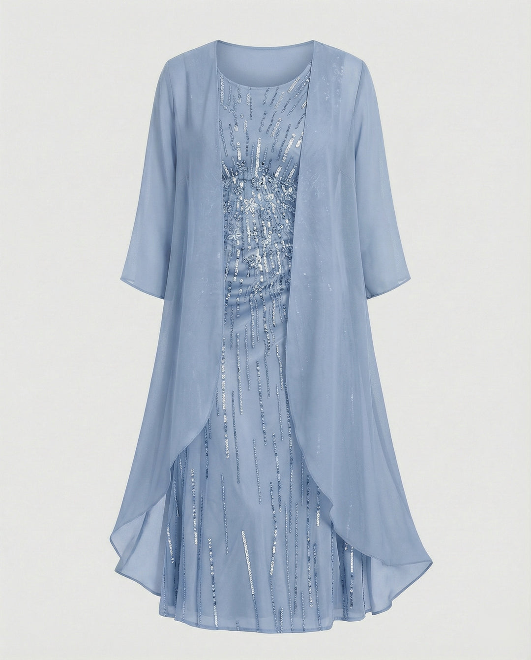 Abendkleid Damen Paillettenkleid