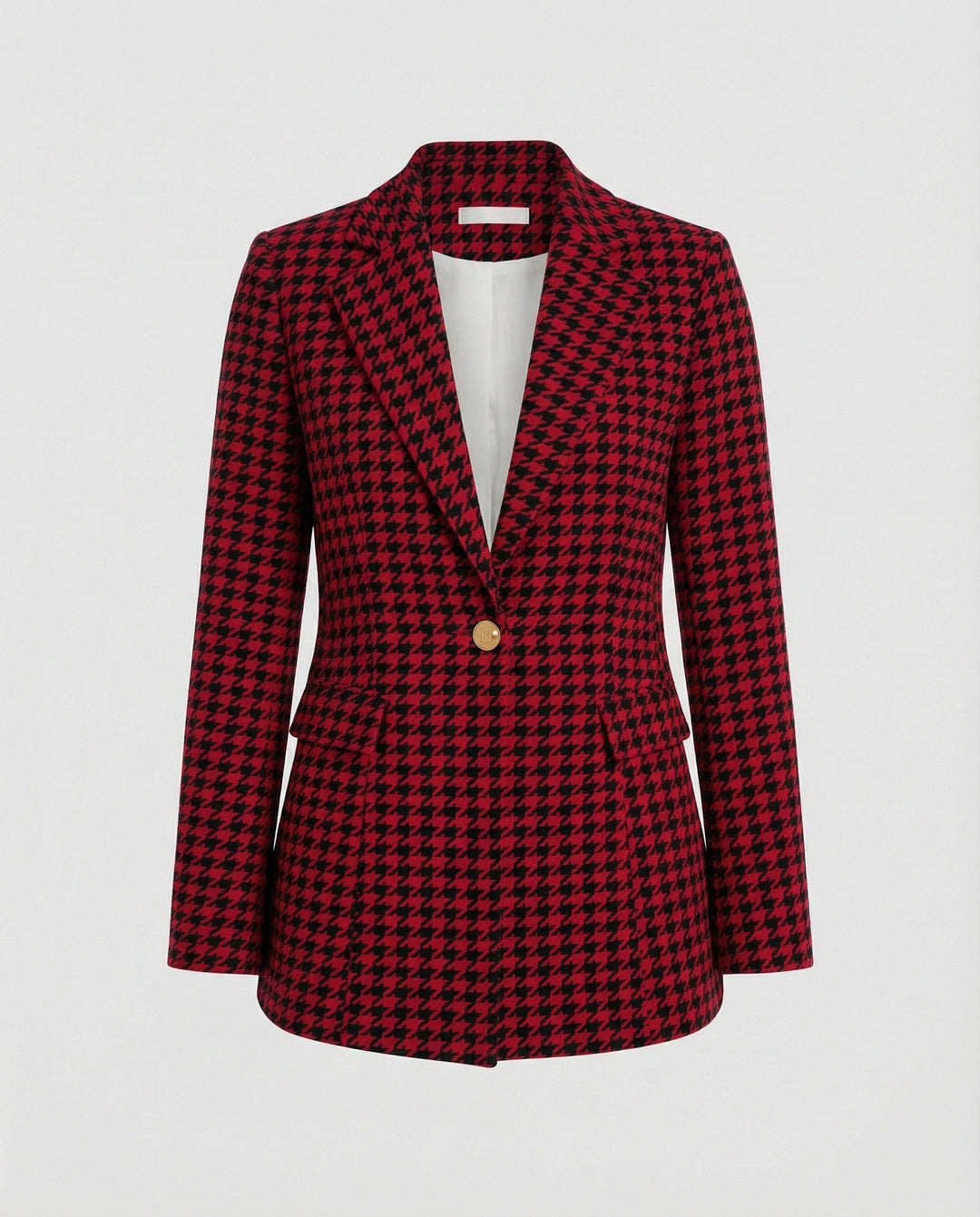 Damen Blazer Hahnentritt tailliert