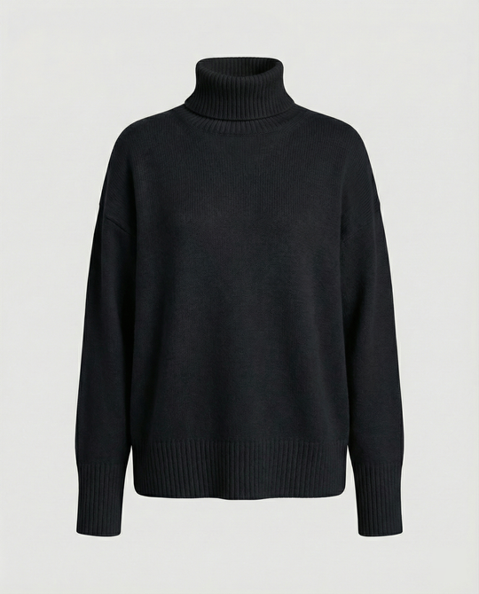 Damen kuscheliger Rollkragenpullover R&B