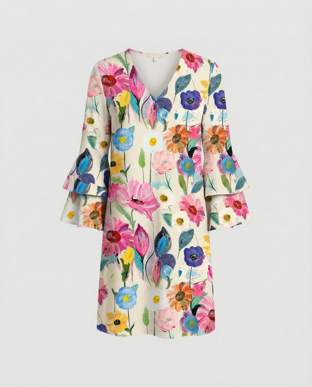 Damen Minikleid floral Sommer
