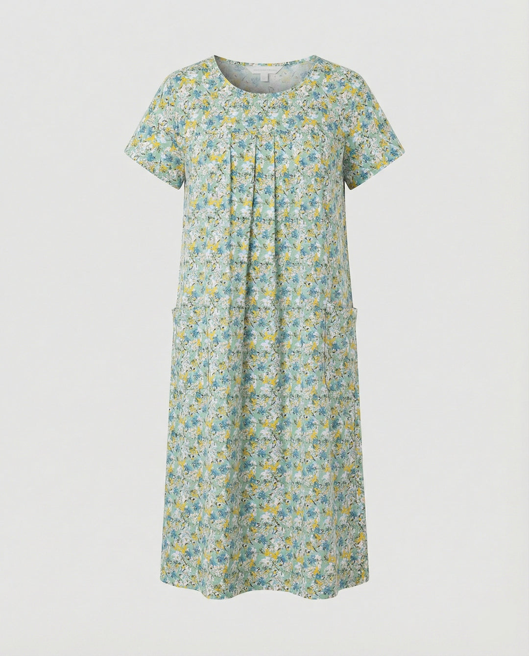 Luftiges Midikleid Damen Mit Taschen