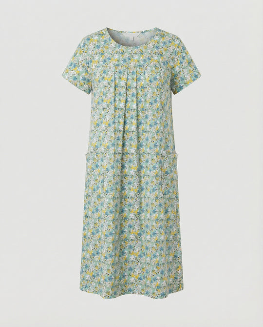Luftiges Midikleid Damen Mit Taschen