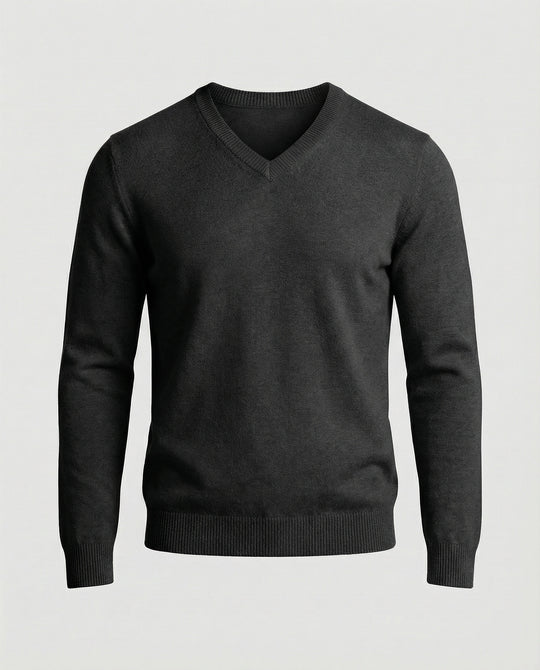 Herren V-Ausschnitt Feinstrickpullover R&B