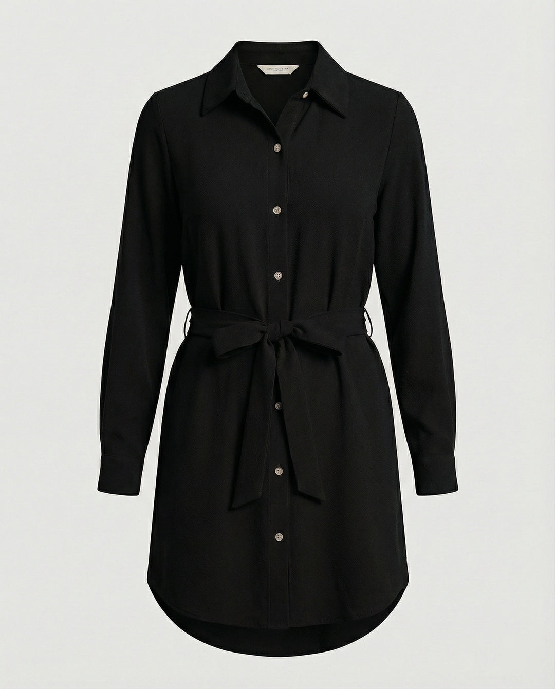 Freizeitkleid Damen knielang mit Knopfleiste
