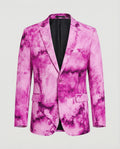 Damen Kurzblazer mit Print und Revers