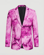 Damen Kurzblazer mit Print und Revers