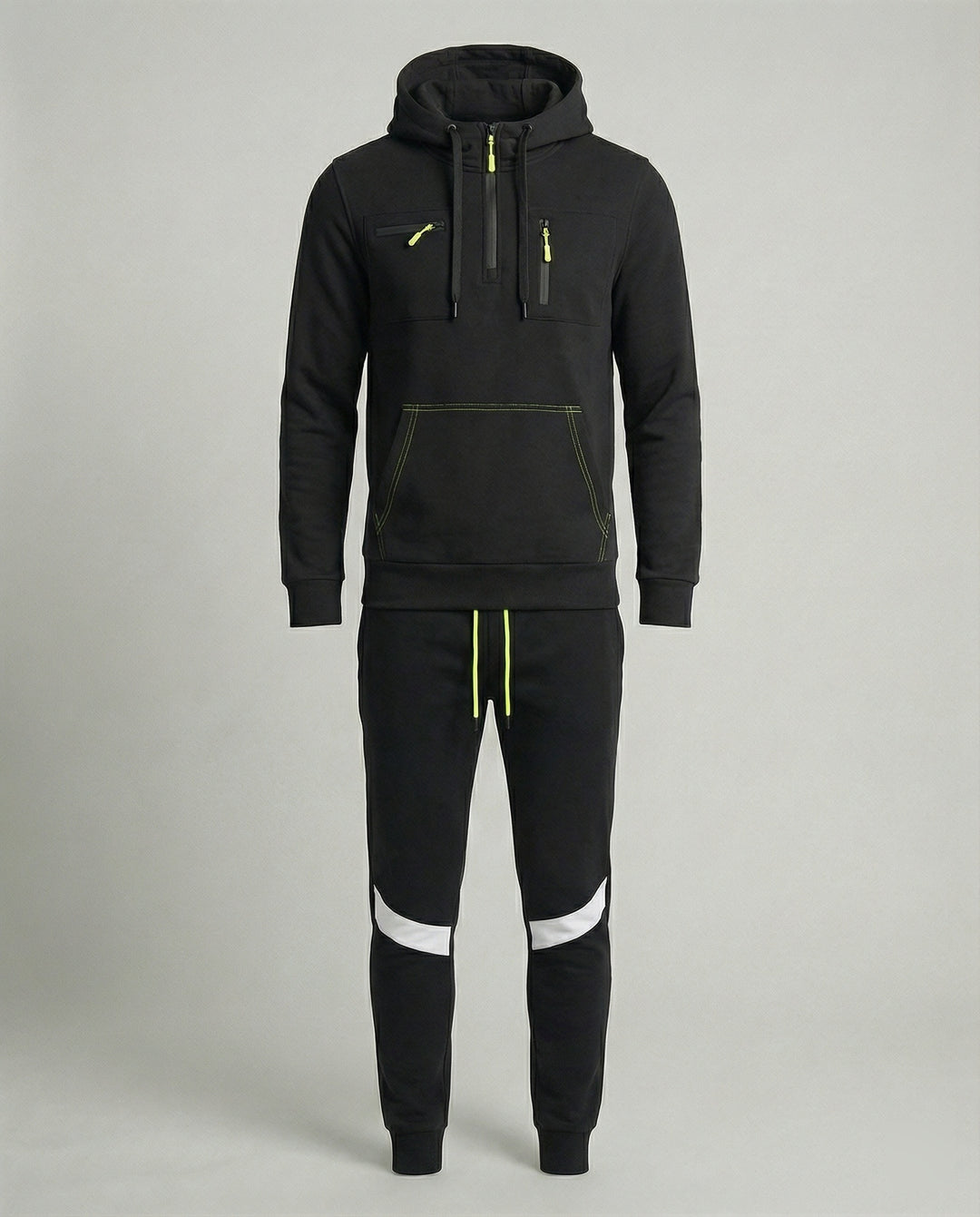 Herren sportliches Hoodie- und Jogginghosen-Set R&B
