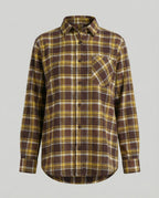 Damen Hemdjacke Flanell lang